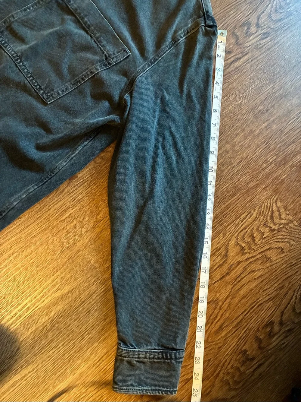 COS Men's Oversized Black Denim Shirt - Size S